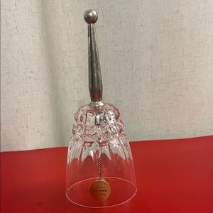 Genuine 24% Lead Crystal Bell Made In France Exclusively for Princess House